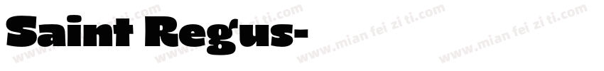 Saint Regus字体转换